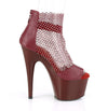 ADORE-765RM Plateau Heels - Bordeaux von Pleaser – Ansicht 5