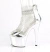 ADORE-765RM Plateau Heels - Silber von Pleaser – Ansicht 3