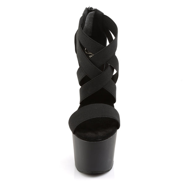ADORE-769 Plateau Sandaletten Schwarz von Pleaser – Ansicht 2