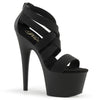 ADORE-769 Plateau Sandaletten Schwarz von Pleaser
