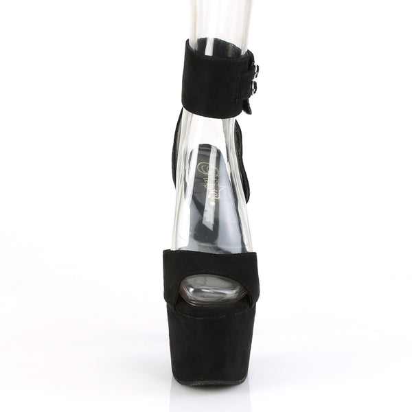 ADORE-791FS Plateau Sandaletten - Schwarz von Pleaser – Ansicht 2