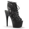 ADORE-796LC Plateau Stiefeletten - Schwarz von Pleaser