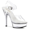 ALLURE-608 Plateau Sandaletten Chrom von Pleaser
