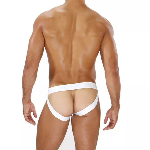Navyblauer aufreizender Jockstrap mit markantem Push Up Effekt von TOF Paris – Ansicht 5