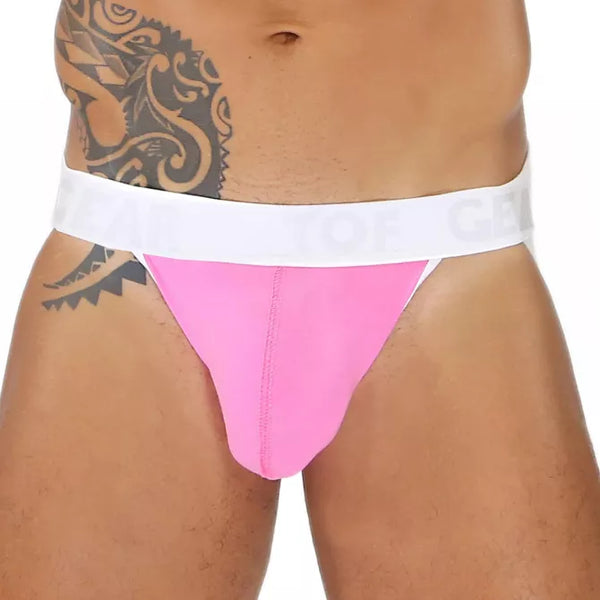 Pinkweißes Alpha Jockstrap im sportlichen Premium Design von TOF Paris
