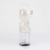 AMAZE-808 Plateau Sandaletten/Transparent von Pleaser – Ansicht 2