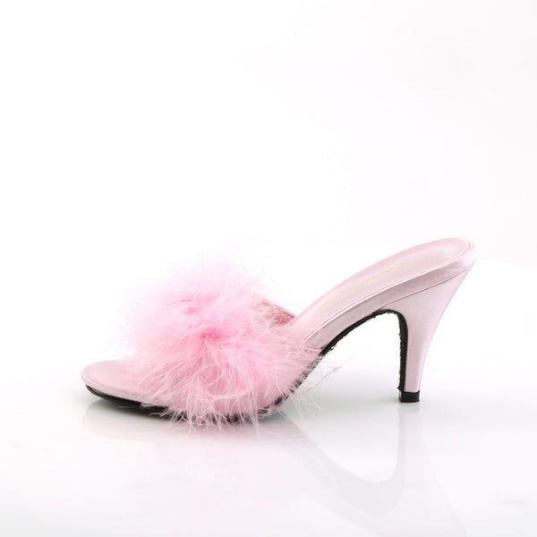 AMOUR-03 Pantoletten von Baby Pink | Fabulicious – Ansicht 3