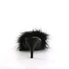 AMOUR-03 Pantoletten Schwarz von Fabulicious – Ansicht 4