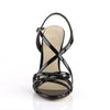 AMUSE-13 Sandaletten Schwarz Lack | Pleaser