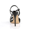 AMUSE-13 Sandaletten Schwarz Lack | Pleaser