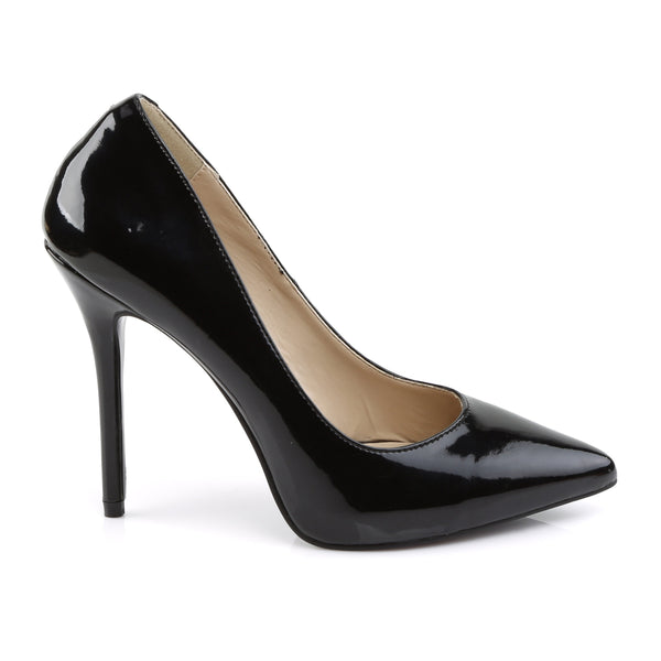 AMUSE-20 Pumps Lack Schwarz | Pleaser