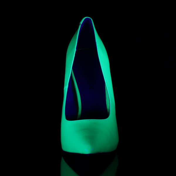 AMUSE-20 Pumps Neon Grün Lack UV von Pleaser – Ansicht 2