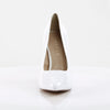 AMUSE-20 Pumps Lack Weiß | Pleaser