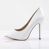 AMUSE-20 Pumps Lack Weiß | Pleaser