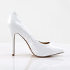 AMUSE-20 Pumps Lack Weiß | Pleaser