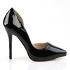 AMUSE-22 Pumps Lack Schwarz von Pleaser – Ansicht 5