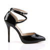 AMUSE-25 Pumps Lack Schwarz | Pleaser SALE