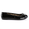 ANNA-01 Ballerina Schuhe Schwarz Lack Leo von Pleaser Pink Label – Ansicht 5