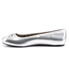 ANNA-01 Ballerina Schuhe Silber | Pleaser Pink Label SALE
