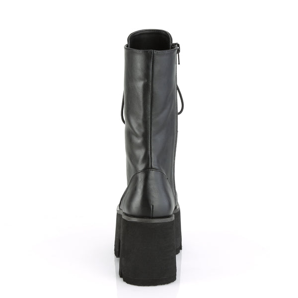 ASHES-105 Plateau Stiefel schwarz von DemoniaCult – Ansicht 4
