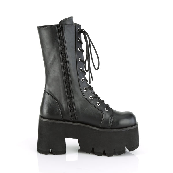 ASHES-105 Plateau Stiefel schwarz von DemoniaCult – Ansicht 5