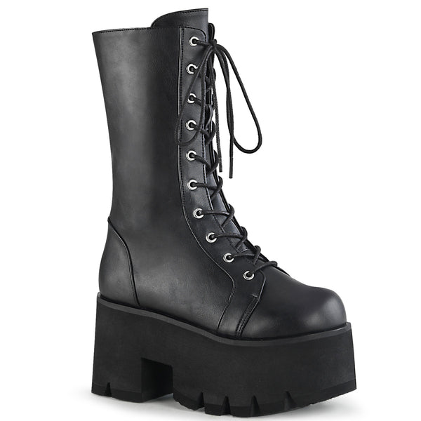 ASHES-105 Plateau Stiefel schwarz von DemoniaCult