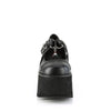 ASHES-33 Plateau Schuhe Schwarz Matt von DemoniaCult – Ansicht 2