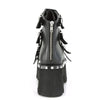 ASHES-70 Plateau Peeptoe Stiefeletten Schwarz Holo von DemoniaCult – Ansicht 4
