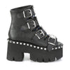 ASHES-70 Plateau Peeptoe Stiefeletten Schwarz Holo von DemoniaCult – Ansicht 5