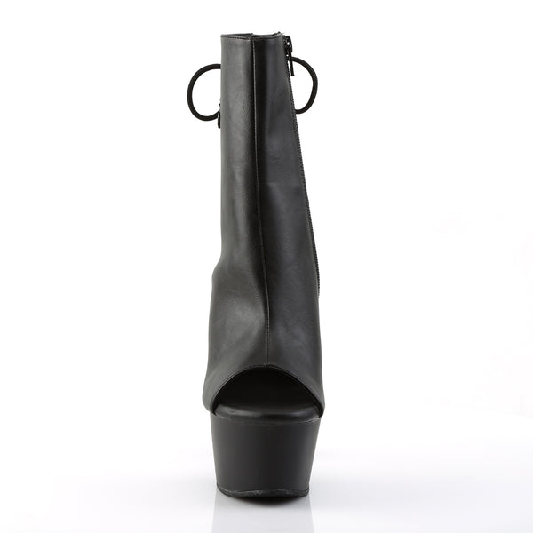 ASPIRE-1018 Plateau Stiefeletten Schwarz Matt von Pleaser – Ansicht 2