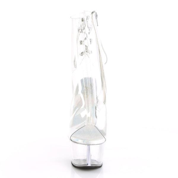 ASPIRE-1018C Plateau Stiefeletten transparent von Pleaser – Ansicht 2