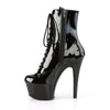 ASPIRE-1020 Plateau Stiefeletten Schwarz Lack von Pleaser – Ansicht 3