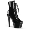ASPIRE-1020 Plateau Stiefeletten Schwarz Lack von Pleaser