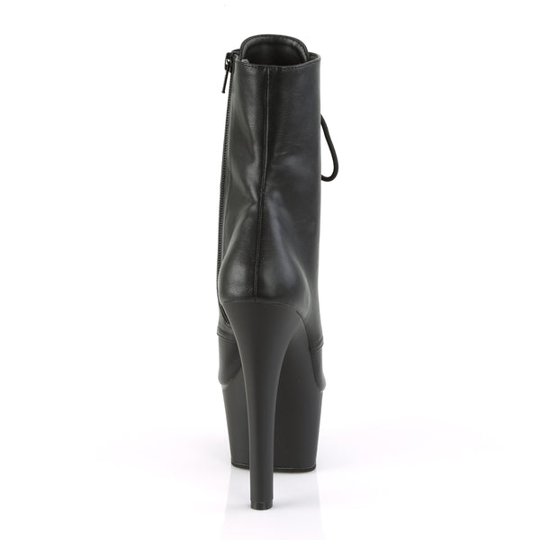 ASPIRE-1020 Plateau Stiefeletten Schwarz Matt von Pleaser – Ansicht 4