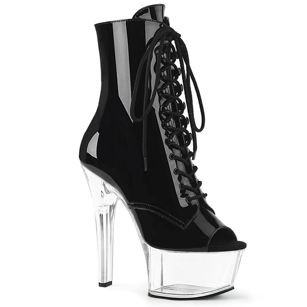 ASPIRE-1021 Plateau Stiefeletten - Schwarz von Pleaser