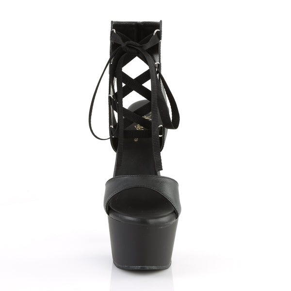 ASPIRE-600-14 Plateau Sandaletten schwarz | Pleaser