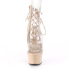 ASPIRE-600-30 Plateau Stiefeletten Transparent/Nude von Pleaser – Ansicht 2