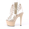 ASPIRE-600-30 Plateau Stiefeletten Transparent/Nude von Pleaser – Ansicht 3