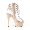 ASPIRE-600-30 Plateau Stiefeletten Transparent/Nude von Pleaser – Ansicht 5