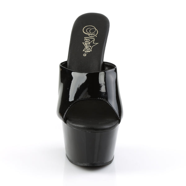 ASPIRE-601 Plateau Pantoletten Lack Schwarz von Pleaser – Ansicht 2