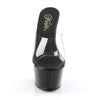 ASPIRE-601 Plateau Pantoletten Transparent/Schwarz von Pleaser – Ansicht 2