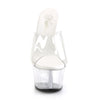 ASPIRE-601 Plateau Pantoletten Transparent | Pleaser SALE