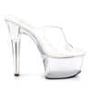 ASPIRE-601 Plateau Pantoletten Transparent | Pleaser SALE