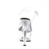 ASPIRE-608 Plateau Sandaletten Schwarz/Transparent von Pleaser – Ansicht 4