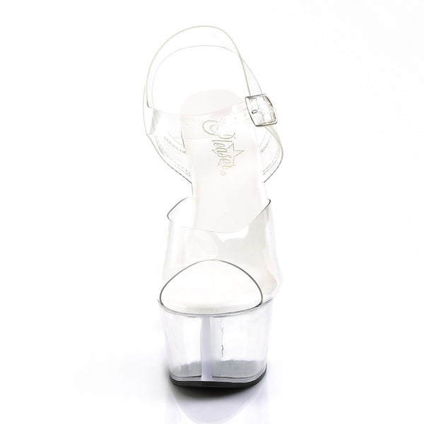 ASPIRE-608 Plateau Sandaletten transparent von Pleaser – Ansicht 2