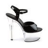 ASPIRE-609 Plateau Sandaletten Transparent/Schwarz von Pleaser – Ansicht 5