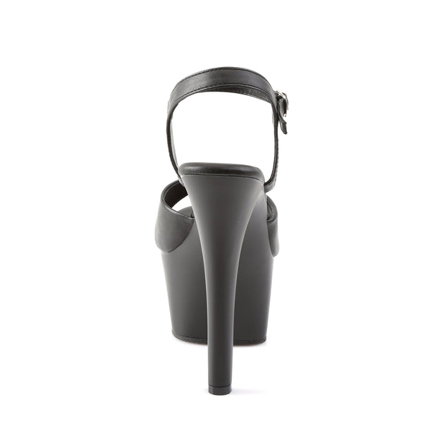 ASPIRE-609 Plateau Sandaletten Schwarz von Pleaser – Ansicht 4