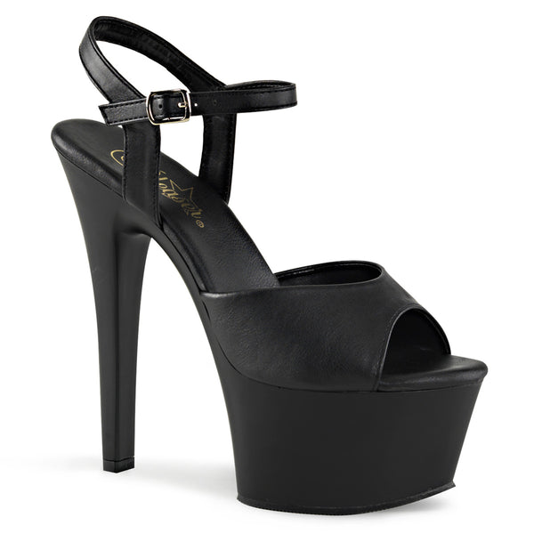 ASPIRE-609 Plateau Sandaletten Schwarz von Pleaser