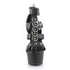 ASPIRE-658 Plateau Sandaletten Schwarz von Pleaser – Ansicht 2