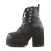 ASSAULT-100 Plateau Stiefeletten Schwarz von DemoniaCult – Ansicht 3